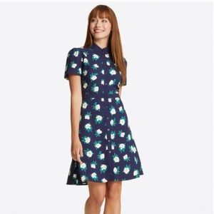 Size 6 Draper James Magnolia Shirtdress (Navy)